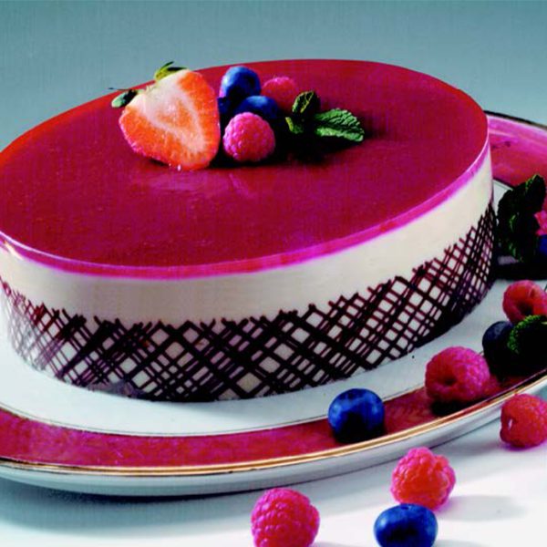 Marzipan-mousse cake